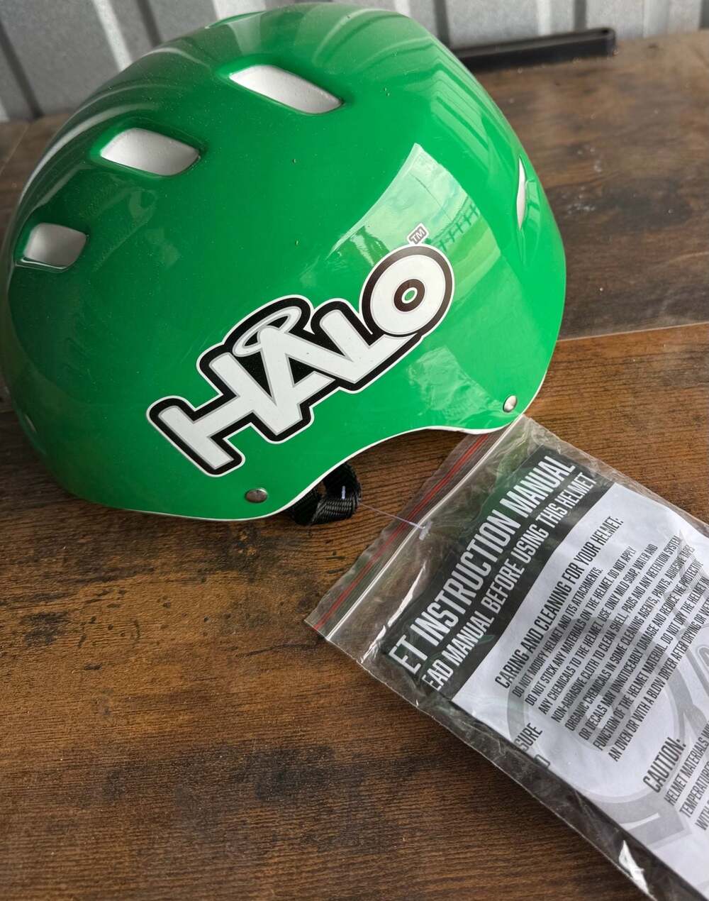 Halo Green Multi-Sport Protective Helmet. With Paperwork